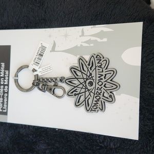 Disney Parks Tomorrowland metal keychain